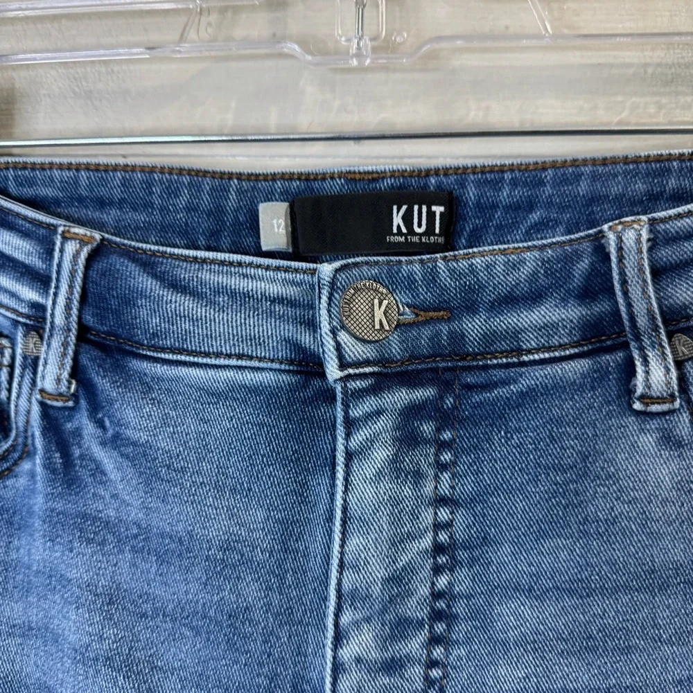 Kut From The Kloth | Women’s High Rise Rachel Fab Mom Jean Size 12 - Picture 6 of 10